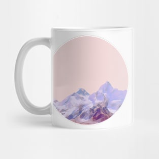 Mountain Horizon in Pink Mug